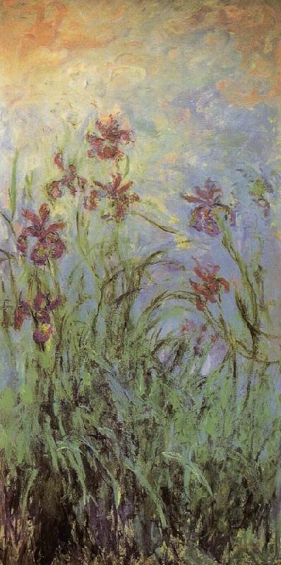 Claude Monet Lilac Irises oil painting image
